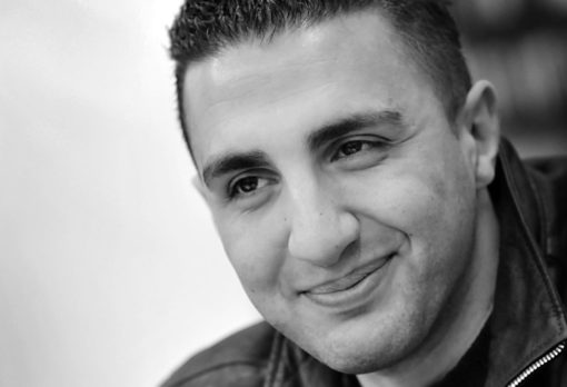 Najwan Darwish, crivain, Bruxelles, mars 208